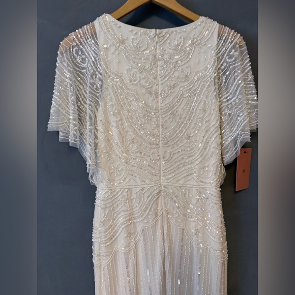 BHLDN White Beaded Sorrento Wedding Gown - Picture 8 of 12